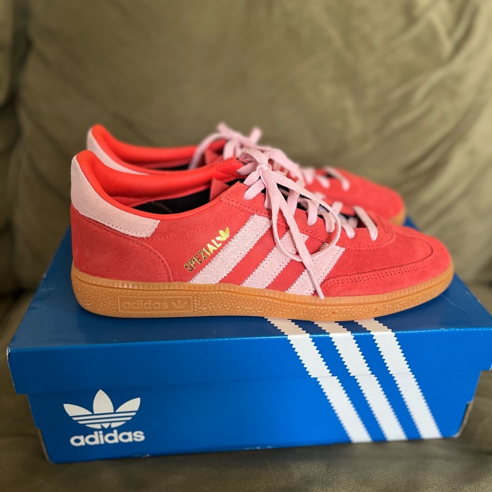 Adidas Red Handball Spezial Sneakers